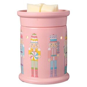 Merry Moments Holiday Wax Warmer Pink Nutcracker Home Accent Decor Hostess Gift